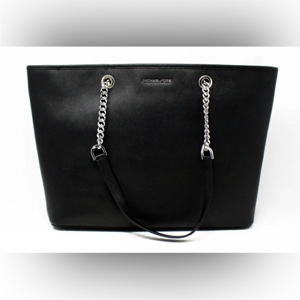 Michael Kors Jet Set Travel Black Tote Bag